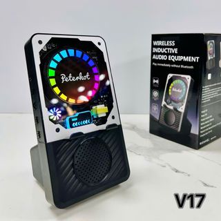 Loa Bluetooth kèm sạc ko dây V17