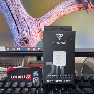 Cóc sạc 20w Phantom PT8 ( full vat )