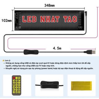 Bảng LED dẻo dán xe oto, dán kính