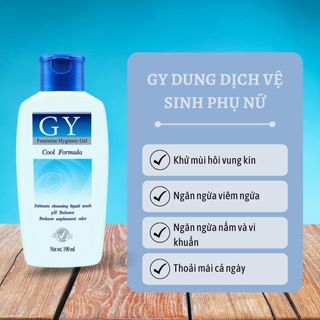 Dung dịch vệ sinh phụ nữ GYNO FEMININE HYGIENIC GEL khử mùi ngăn ngừa nấm vi khuẩn cân bằng pH 190ml Thái Lan