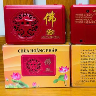 Máy Niệm Phật 12 bài để bàn cắm điện 24/24 siêu bền, âm siêu hay