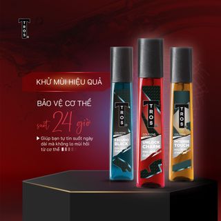 Body Mist Xịt Khử Mùi Nước Hoa Nam TROS Regular Black Cologne Hương Nam Tính, Mạnh Mẽ, Quyến Rũ 24h 100ml