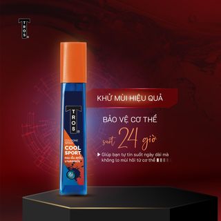 Body Mist Xịt Khử Mùi Toàn Thân TROS Cool Sport Cologne Hương Nước Hoa Nam Mạnh Mẽ 24h Hương Nam Tính Quyến Rũ 100ml