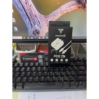Bộ sạc 30w Phantom PT6 typec ra iphone