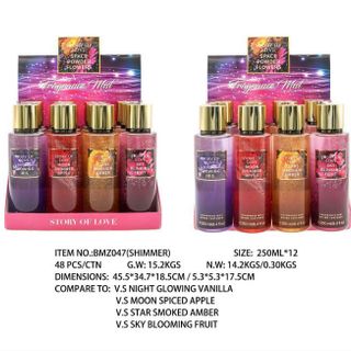 NƯỚC HOA BODY MIST 250ML (lưu hương lâu)
