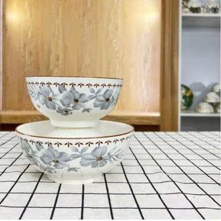 TÔ SỨ BẦU HOA DỪA NÂU SIZE 8 (20CM)