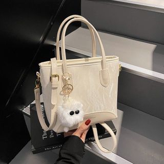 TÚI XÁCH NỮ DA NHUNG TẶNG KÈM CHARM GẤU CUTE W712 - WINNIE HOUSE