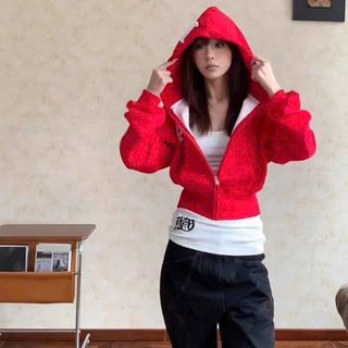 Áo khoác lửng dành cho nữ LAYKA thun nỉ dày mịn