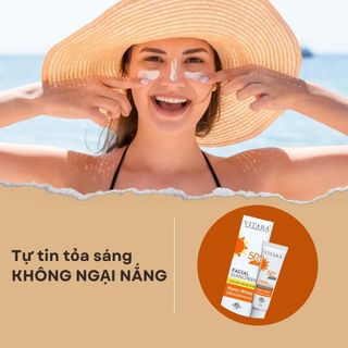 Kem chống nắng Vitara Facial Sunscreen SPF50 PA++ chống nước, làm trắng da, ngăn ngừa cho nám, tàn nhang 20g