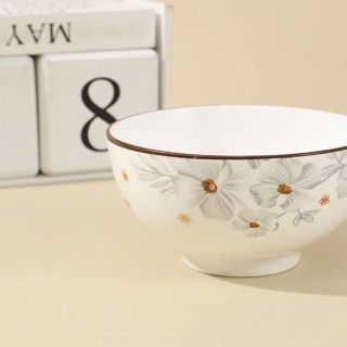 TÔ SỨ BẦU HOA DỪA NÂU SIZE 8 (20CM)