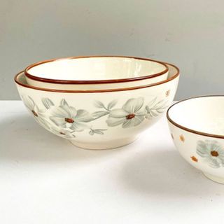 TÔ SỨ BẦU HOA DỪA NÂU SIZE 8 (20CM)