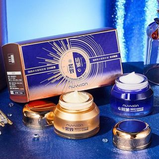 Bộ Kem Dưỡng Mắt Ngày & Đêm Nuwjon 30g x 2 – Compact Day & Night Anti-Wrinkle Eye Cream Set