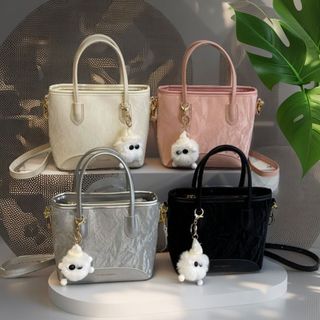 TÚI XÁCH NỮ DA NHUNG TẶNG KÈM CHARM GẤU CUTE W712 - WINNIE HOUSE