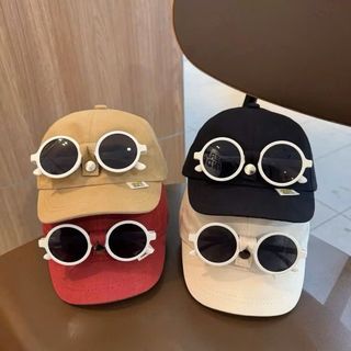 Mũ lưỡi trai kèm kính cho bé
