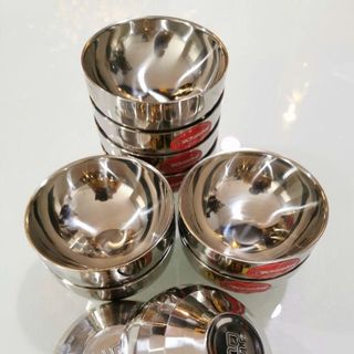 SET 10 CHÉN INOX KIM CƯƠNG 2 LỚP 11,5CM