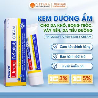 Kem dưỡng ẩm PHILOSOFT UREA-MOIST CREAM cho da bị vảy nến chàm khô da 60g