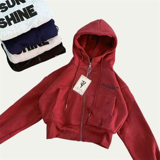 Áo Khoác Lửng Mới Về - Thun Nỉ Xuất Khẩu Chất Lượng Cao Thêu Sun Shine
