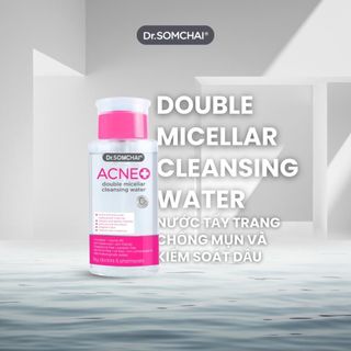 Nước tẩy trang ngăn mụn Dr. Somchai Acne Micellar Water làm sạch sâu, loại bỏ bụi bẩn, bã nhờn220ml