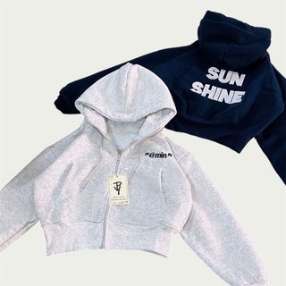 Áo Khoác Lửng Mới Về - Thun Nỉ Xuất Khẩu Chất Lượng Cao Thêu Sun Shine