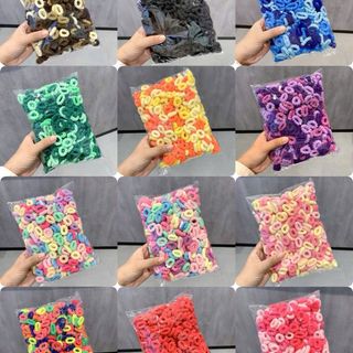 Set 500 chun buộc tóc mix màu