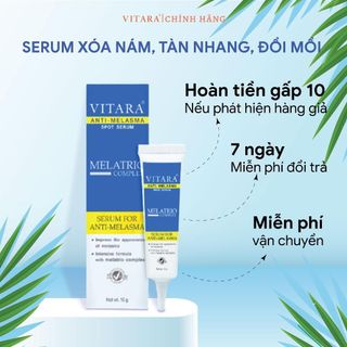 Serum xóa nám tàn nhang đồi mồi Vitara Anti Melasma Spot loại bỏ các đốm đen, làm sáng da 10g chính hãng Thái Lan