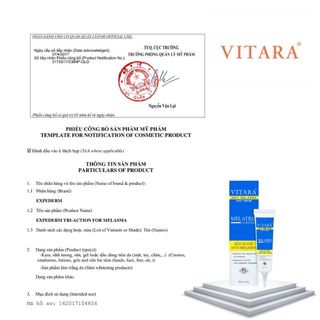 Serum xóa nám tàn nhang đồi mồi Vitara Anti Melasma Spot loại bỏ các đốm đen, làm sáng da 10g chính hãng Thái Lan