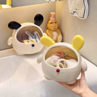 Hộp đựng đồ phụ kiện tai thỏ dễ thương