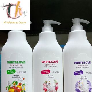 Sữa tắm WHITE LOVE 1100ml Hương Nước Hoa