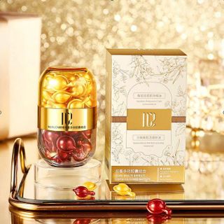 Viên Nang Dưỡng Da NUWJON Dual Multi Effect – Dầu Squalane & Hắc Mai Biển, Dưỡng Ẩm, Phục Hồi Da (21 viên đỏ, 21 viên vàng)