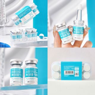 Tinh chất Nuwjon Whitening 8 ống - Dưỡng trắng da, mờ thâm nám, cấp ẩm sáng mịn