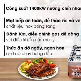 BẾP NƯỚNG GAS HỒNG NGOẠI NAMILUX NA 24N