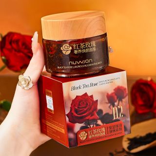 Mặt nạ Nuwjon Black Tea Rose 120g - Dưỡng ẩm, tái tạo da, căng bóng mịn màng