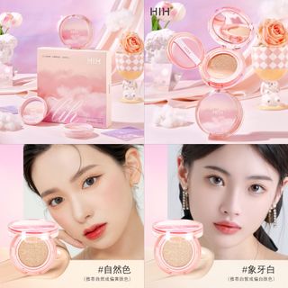 Phấn Nước HIH Cushion BB Cream – Che Phủ Tự Nhiên, Dưỡng Trắng Da, Lâu Trôi, 2 Tông Màu (Tự Nhiên/Trắng Ngà)