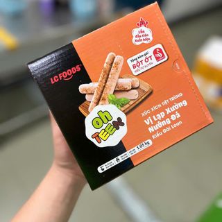Xúc xích Ăn liền TT OH TEEn vị lạp xưởng hộp 1kg 25 cây