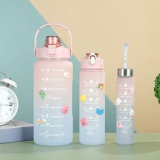 SEt 3 Bình Nhựa Mẹ Con Kèm Dán 3D (THÙNG 48C)