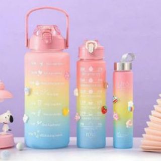 SEt 3 Bình Nhựa Mẹ Con Kèm Dán 3D (THÙNG 48C)