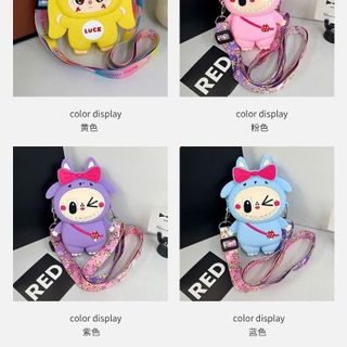 Túi Silicon labubu, baby three đeo chéo
