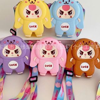Túi Silicon labubu, baby three đeo chéo