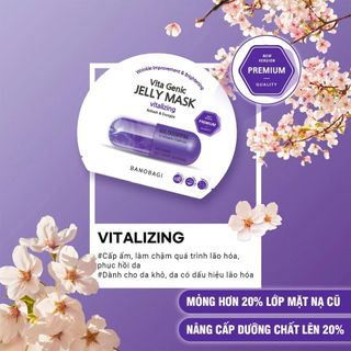 Mặt nạ BANOBAGI Vita Genic Jelly Mask giúp dưỡng da và bổ sung vitamin 30ml