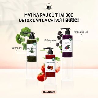 Sửa Rửa Mặt Rau Củ Wonder Bath Super Vegitoks 300ml - Làm Dịu Da, Giúp Da Tươi Trẻ