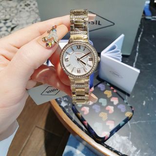 HOT DEAL ĐỒNG HỒ NỮ CAO CẤP POSSIL VIRGINIA MẶT TRÒN MINI VIỀN HỘT