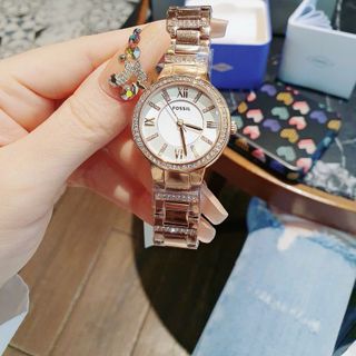 HOT DEAL ĐỒNG HỒ NỮ CAO CẤP POSSIL VIRGINIA MẶT TRÒN MINI VIỀN HỘT