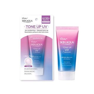 Kem chống nắng tím Skin Aqua Tone Up UV Essence Lavender SPF 50+ PA++++ 50g