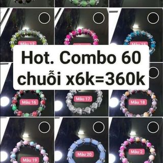 Sale 60 chuỗi đeo tay đủ mẫu ngẫu nhiên chỉ 6k 1 chuỗi