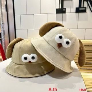 Mũ bucket cho bé hình cún dễ thương