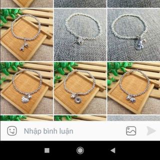 Vòng đeo tay chất liệu kim loại mẫu xinh