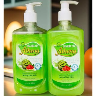 sỉ 1 thùng 36 chai-Sữa rửa tay Athena sạch khuẩn nhẹ dịu-600ml