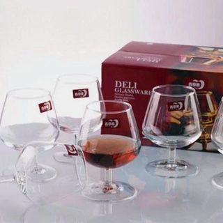 BỘ 6 LY UỐNG RƯỢU VANG DELI 250ML EJ5402