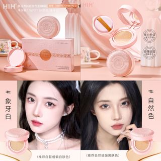 Phấn Nước HIH Whitening BB Cream Cushion – Che Phủ Hoàn Hảo, Dưỡng Trắng, Lâu Trôi, 3 Lõi 7.5g (Tự Nhiên/Trắng Ngà)