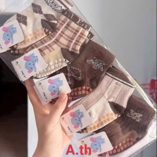 Set 10 đôi tất chống trơn cho bé sơ sinh